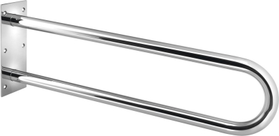 Sapho HANDICAP opěrné pevné madlo tvar U 600mm, nerez lesk XH538