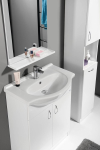 Aqualine SIMPLEX ECO 65 umyvadlová skříňka včetně umyvadla 63x83, 5x30, 7cm SIME650