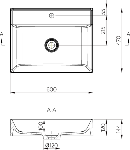 Sapho Koupelnový set AMIA 60, dub collingwood KSET-041