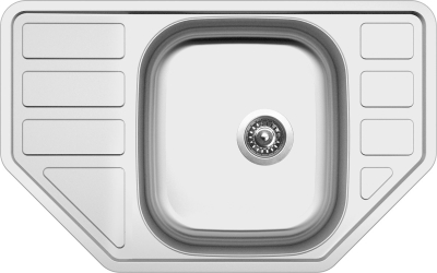 Nerezový dřez Sinks CORNO 770 V 0,6mm matný STSCRM7704806V