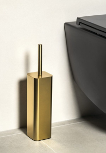 Gedy JACK WC štětka na postavení, zlato mat 133488