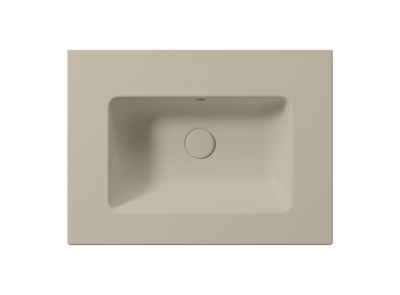 GSI PURA keramické umyvadlo Slim 62x46cm, bez otvoru, creta mat 8884008
