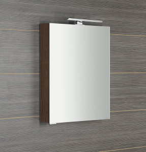 Sapho MIRRÓ galerka s LED osvětlením, 50x70x16cm, levá/pravá, borovice rustik MC050-0016