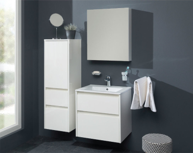 Mereo Aira, Mailo, Opto, Vigo koupelnová galerka 60 cm, zrcadlová skříňka, dub Halifax CN716GH