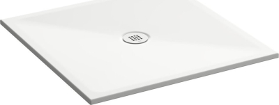 GSI Keramická sprchová vanička, čtverec 90x90x2cm, bílá mat 46090909