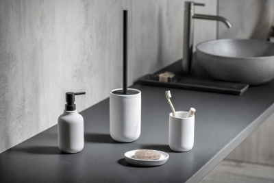 METAFORM CHLOÉ WC štětka na postavení, bílá mat CH028