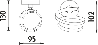 Nimco UNIX Držák na fén UN 13011-26