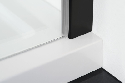 Polysan ZOOM BLACK obdélníkový sprchový kout 1400x800mm L/P varianta ZL1314BZL3280B