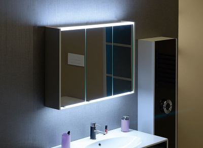 Sapho BATU galerka 100x71x15cm, 2x LED osvětlení, bílá 1141130