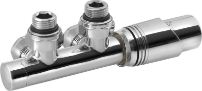 Bruckner WICHER připojovací sada termostatická pro středové připojení 50mm, provedení chrom 600.311.1