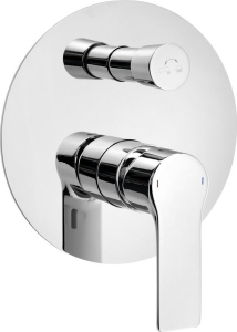 Sapho PAX podomítková sprchová baterie, 2 výstupy, chrom XA62