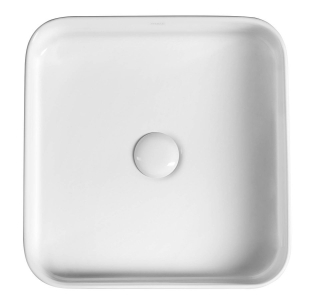 Sapho Umyvadlová výpust 5/4“, click-clack, keramická zátka, 5-63mm, bílá WEH060