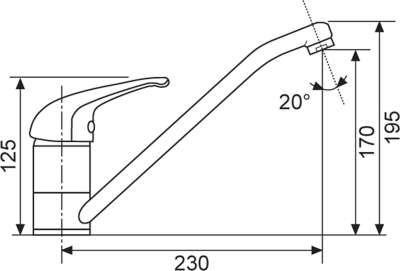 Sinks CAPRI 4 Titanium AVCA4GR72