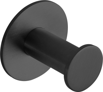 Sapho X-ROUND BLACK samolepící háček, černá mat XR219B