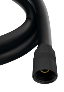 Sapho SOFTFLEX plastová sprchová hadice, 200cm, černá mat 1208-27
