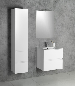 Aqualine PANEDA skříňka vysoká 35x165x31cm, levá/pravá, bílá PN165