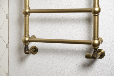 Sapho CORNER SIMPLY připojovací sada ventilů triaxiální, pravé provedení, bronz TM1248