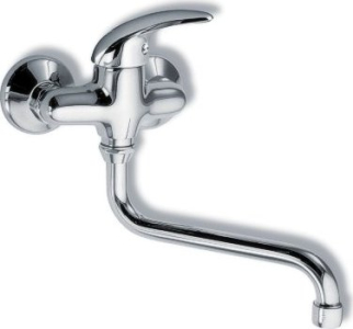 Novaservis Dřezová umyvadlová baterie 100 mm Metalia 55 chrom 55074/T,0