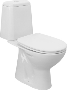 Aqualine RIGA WC kombi, dvojtlačítko 3/6l, spodní odpad, bílá RG801