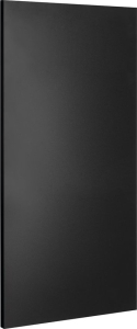 Sapho ENIS koupelnový sálavý topný panel 600W, IP44, 590x1200 mm, černá mat RH600B