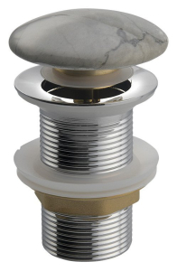 Sapho DALMA umyvadlová výpust 5/4“, click-clack, grigio MM713