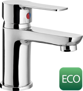 Bruckner BARON ECO 3, 8 l/min, stojánková umyvadlová baterie, chrom 612.002.11