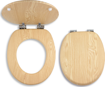 Novaservis Sedátko dýhované jasan soft MDF WC/SOFTJASAN