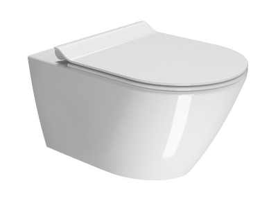 GSI KUBE X závěsná WC mísa, Swirlflush, 36x55cm, bílá ExtraGlaze 941511