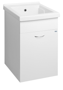 Aqualine Skříňka pod výlevku 43x70x49, 6cm, bílá 57034