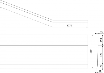 Polysan TIGRA R 170 panel čelní 90812