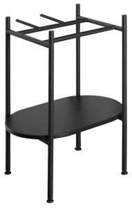 Sapho PUNO podstavec pod umyvadlo 400x820x360mm, černá SKA570-2