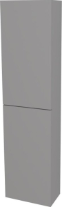 Mereo Aira, koupelnová skříňka 170 cm vysoká, levé otevírání, Multidecor, Šedý Supermat CN794LNSEDA