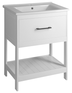 Aqualine ZUNO 65 keramické umyvadlo nábytkové 65x45cm, bílá 9065
