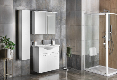 Aqualine ZARA 80 keramické umyvadlo nábytkové 79, 5x46cm, bílá 10080