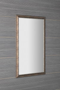 Sapho ROMINA zrcadlo v dřevěném rámu 58x98cm, bronzová patina NL398