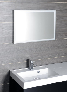 Sapho LUMINAR zrcadlo s LED osvětlením v rámu 70x50cm, chrom NL556