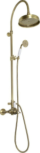 Sapho ANTEA sprchový sloup s termostatickou baterií, bronz SET046