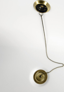 Polysan CHARLESTON volně stojící vana 188x83x69cm, nohy bronz, bílá 38132