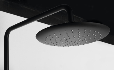 Sapho SOLARIS sprchový sloup s termostatickou baterií, černá/měď mat WD139PG