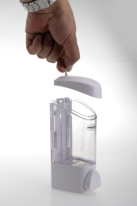 Aqualine Dávkovač mýdla nástěnný 300ml, chrom 1319-71