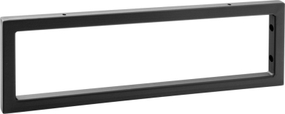 Sapho Podpěrná konzole 490x150x20mm, lakovaná ocel, černá mat, 1 ks 30360