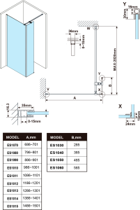 Polysan ESCA čiré sklo 567x2100mm ES1060