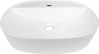 Mereo Umyvadlo na desku bez přepadu, 505x385x120 mm, keramické UC513912O