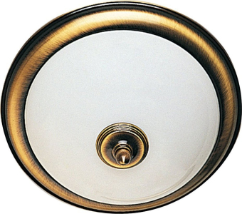 Sapho GLOSTER stropní svítidlo,  ø 315mm,  2xE14, 40W, IP21, bronz AU514