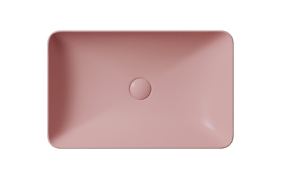 GSI PURA keramické umyvadlo na desku 60x38cm, blush mat 883724