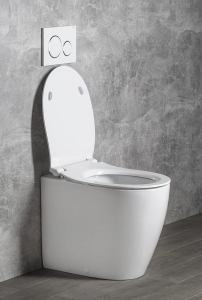 Isvea SENTIMENTI WC mísa stojící, Rimless, 36x52 cm, spodní/zadní odpad, bílá 10SM10004SV