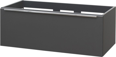 Mereo Mailo, koupelnová skříňka 101 cm, antracit, chrom madlo CN537S