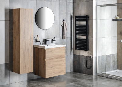 Aqualine ALTAIR umyvadlová skříňka 77, 5x60x45cm, dub emporio AI380