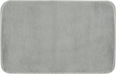 Gedy FUZZY koupelnová předložka, 50x80cm, 100% polyester, protiskluz, šedá 96FY508008
