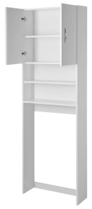 Aqualine SIMPLEX ECO skříňka za pračku 63x25x190cm, bílá SIME715